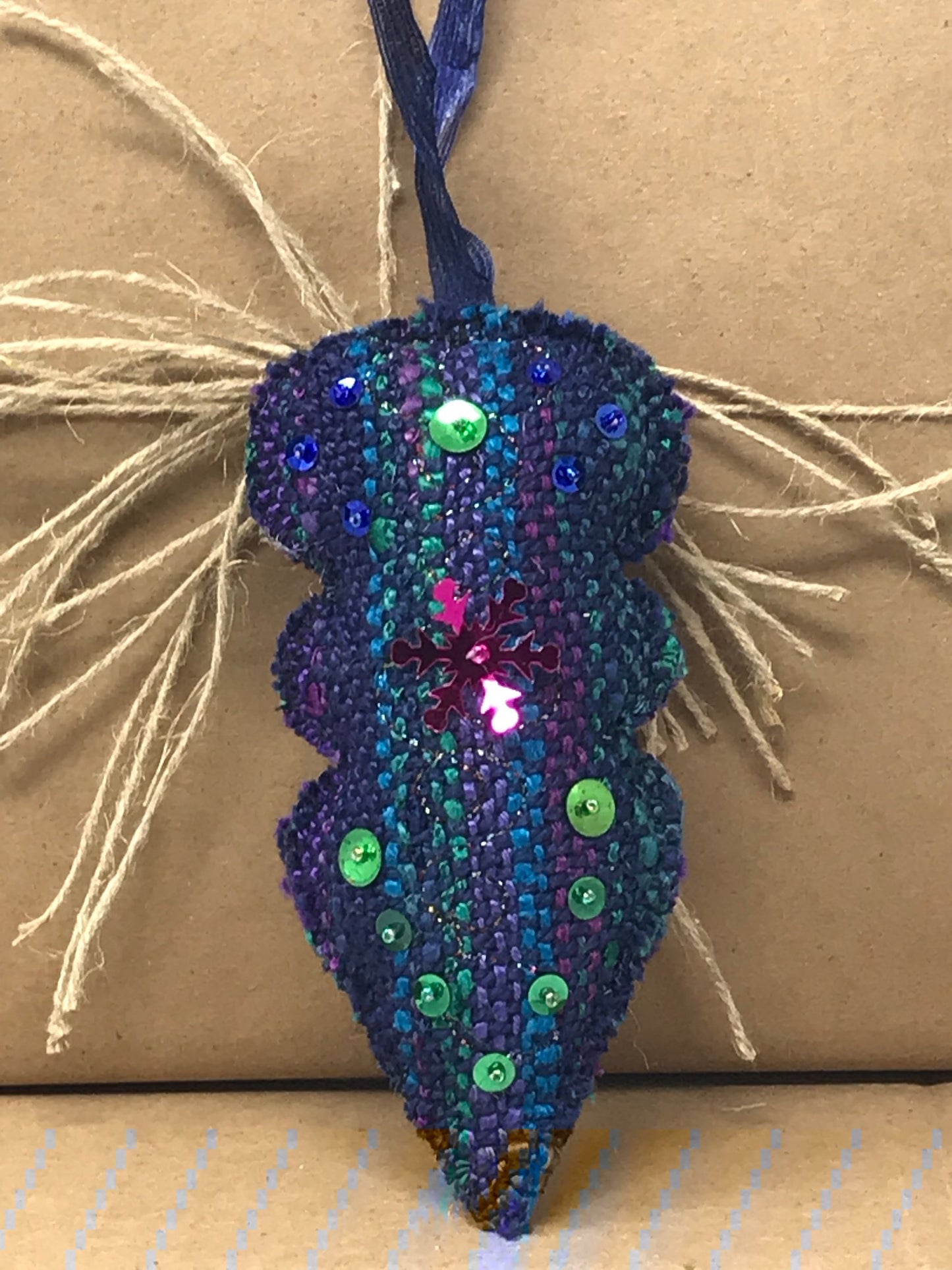 Purple Christmas Ornament